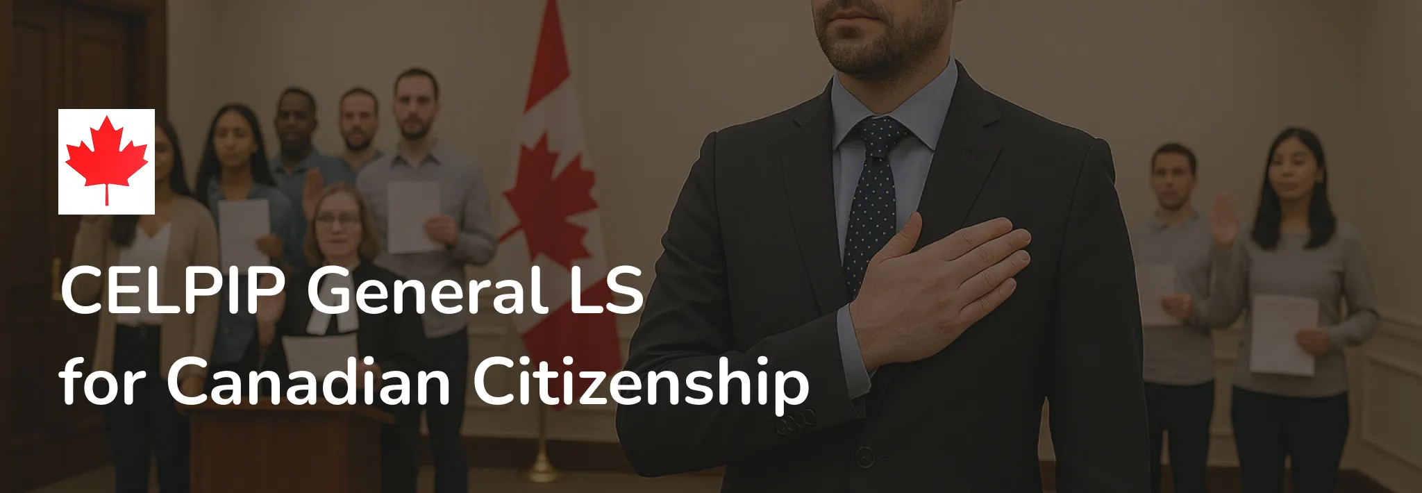 Студент готовится к экзамену CELPIP с книгами и документами для получения канадского гражданства