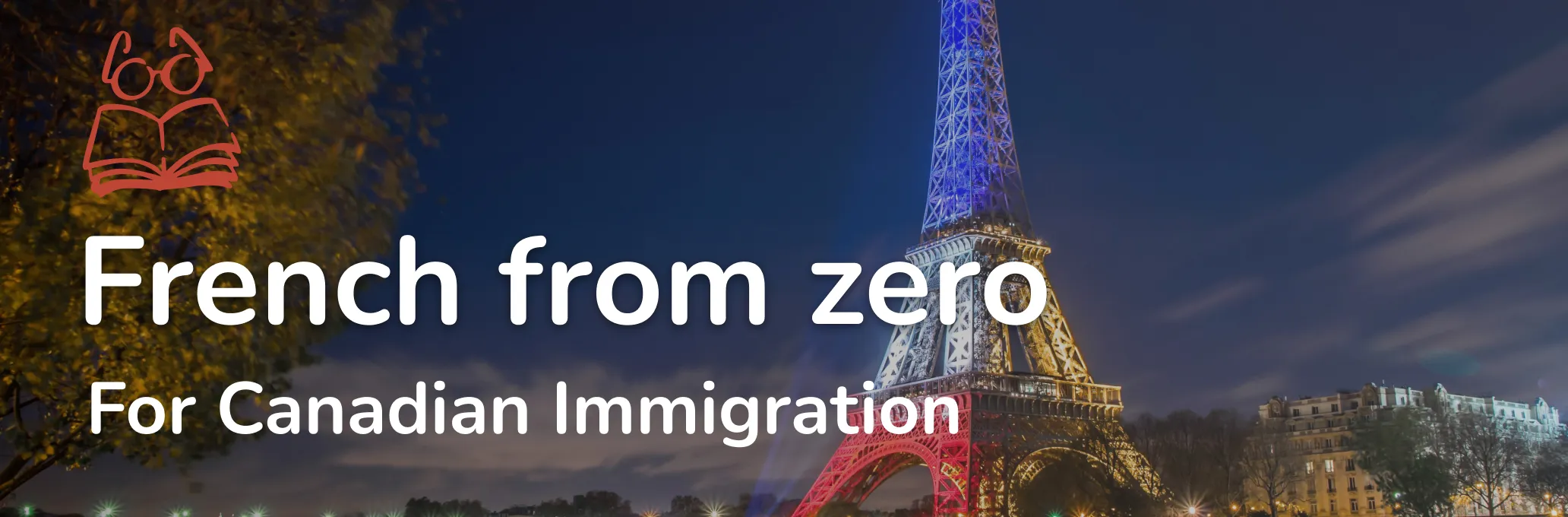 Cover: Французька з нуля для імміграції в Канаду: повний посібник з вивчення мови